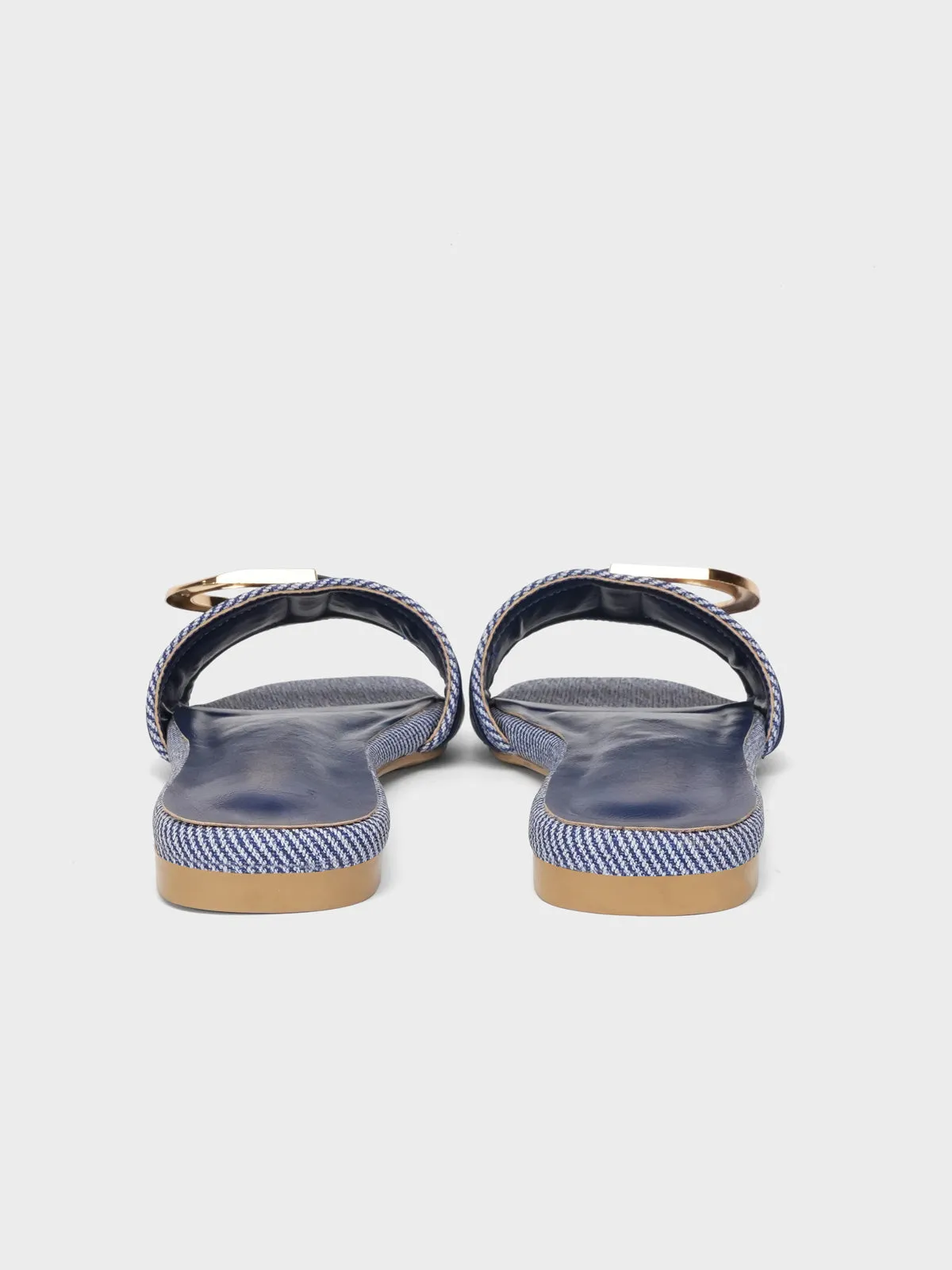 Women "MATTEO" Buckled Detailing Slippers