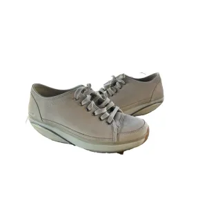 Women's MBT Beige Swiss Toning Leather Sneakers size 9-9.5