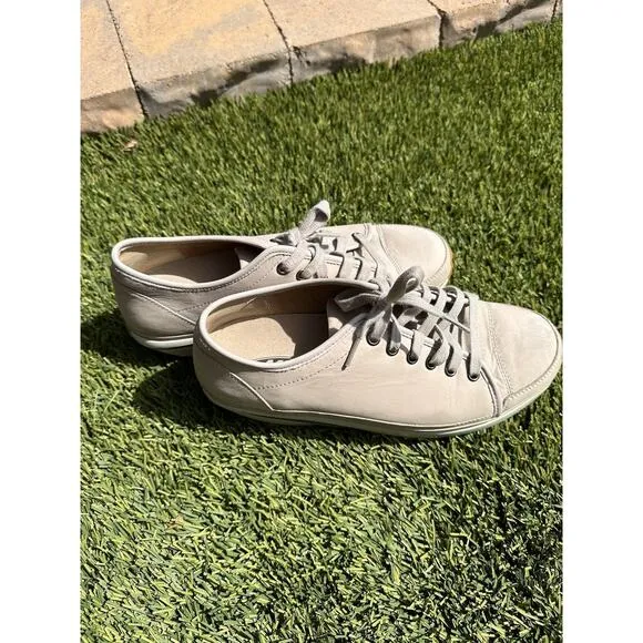 Women's MBT Beige Swiss Toning Leather Sneakers size 9-9.5