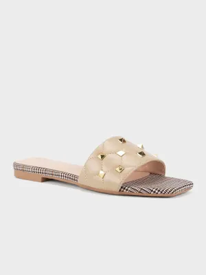 Women's "RAMONA" Decorated Summer Flat Slippers
