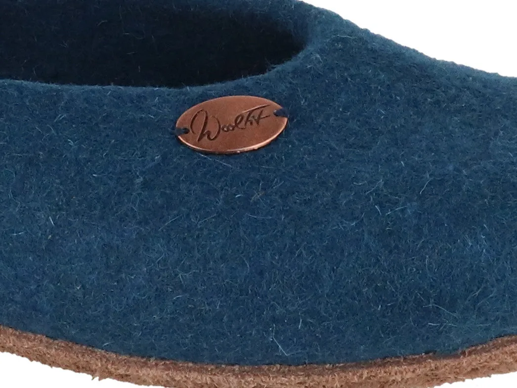WoolFit Ballerina Slippers, blue
