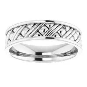 Woven-Design Band 51809 - 6 mm