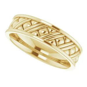 Woven-Design Band 51809 - 6 mm