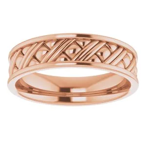 Woven-Design Band 51809 - 6 mm