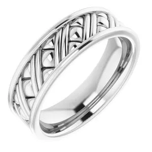 Woven-Design Band 51809 - 6 mm
