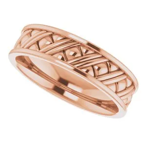 Woven-Design Band 51809 - 6 mm