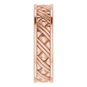 Woven-Design Band 51809 - 6 mm