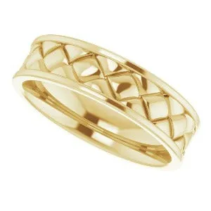 Woven-Design Band 51810 - 6 mm