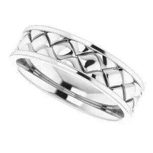 Woven-Design Band 51810 - 6 mm