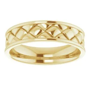 Woven-Design Band 51810 - 6 mm