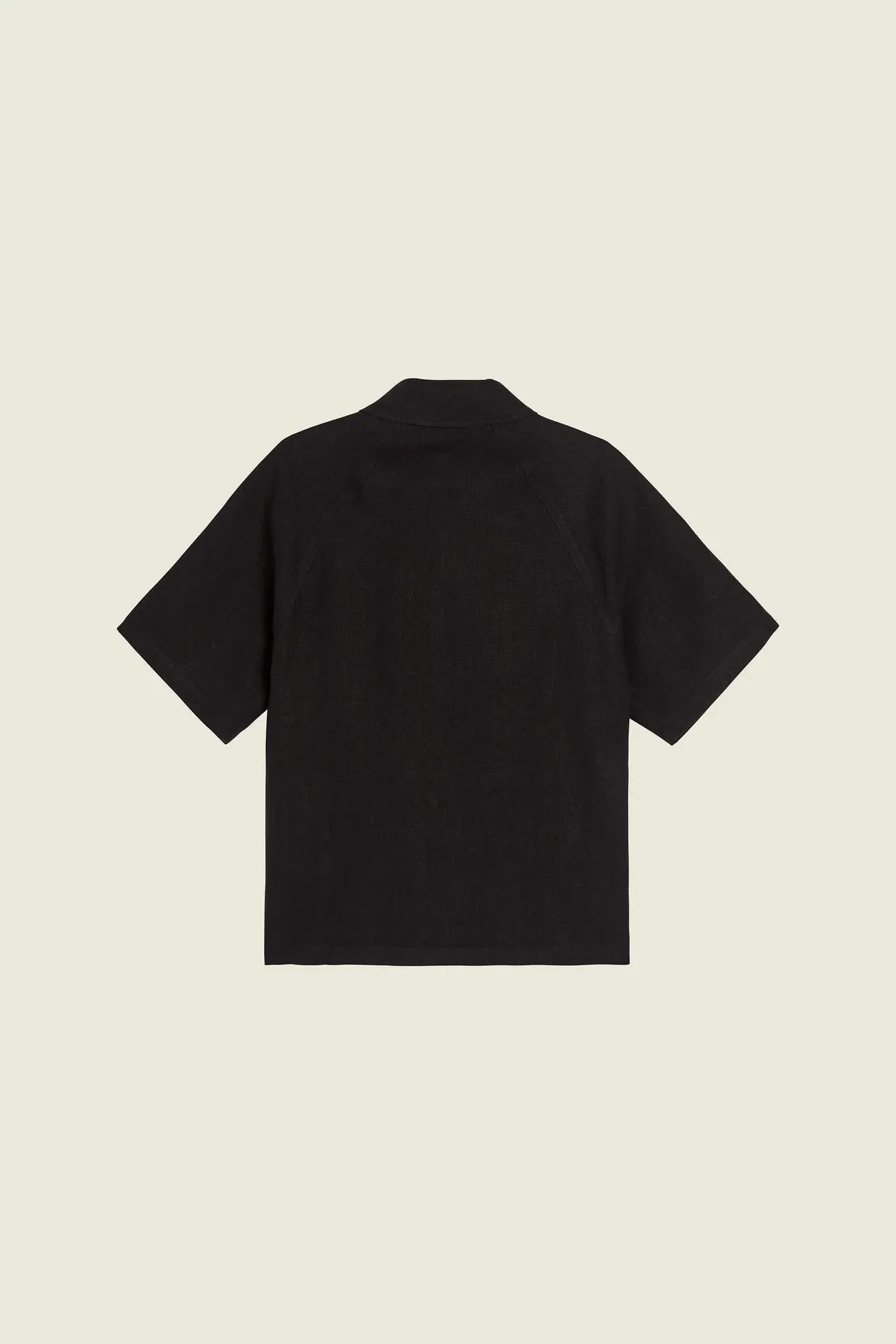 Zack Linen Shirt | Nero
