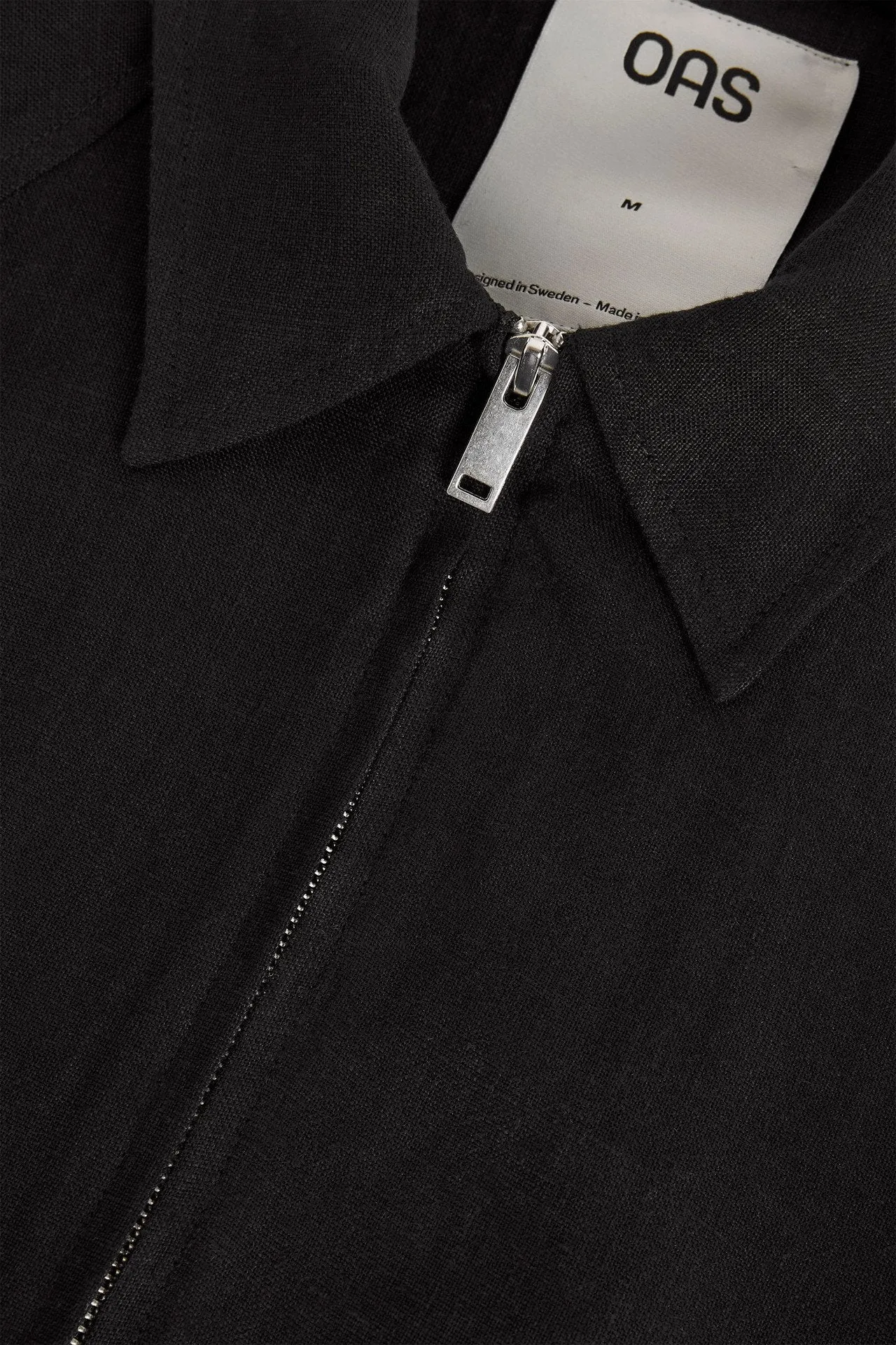 Zack Linen Shirt | Nero