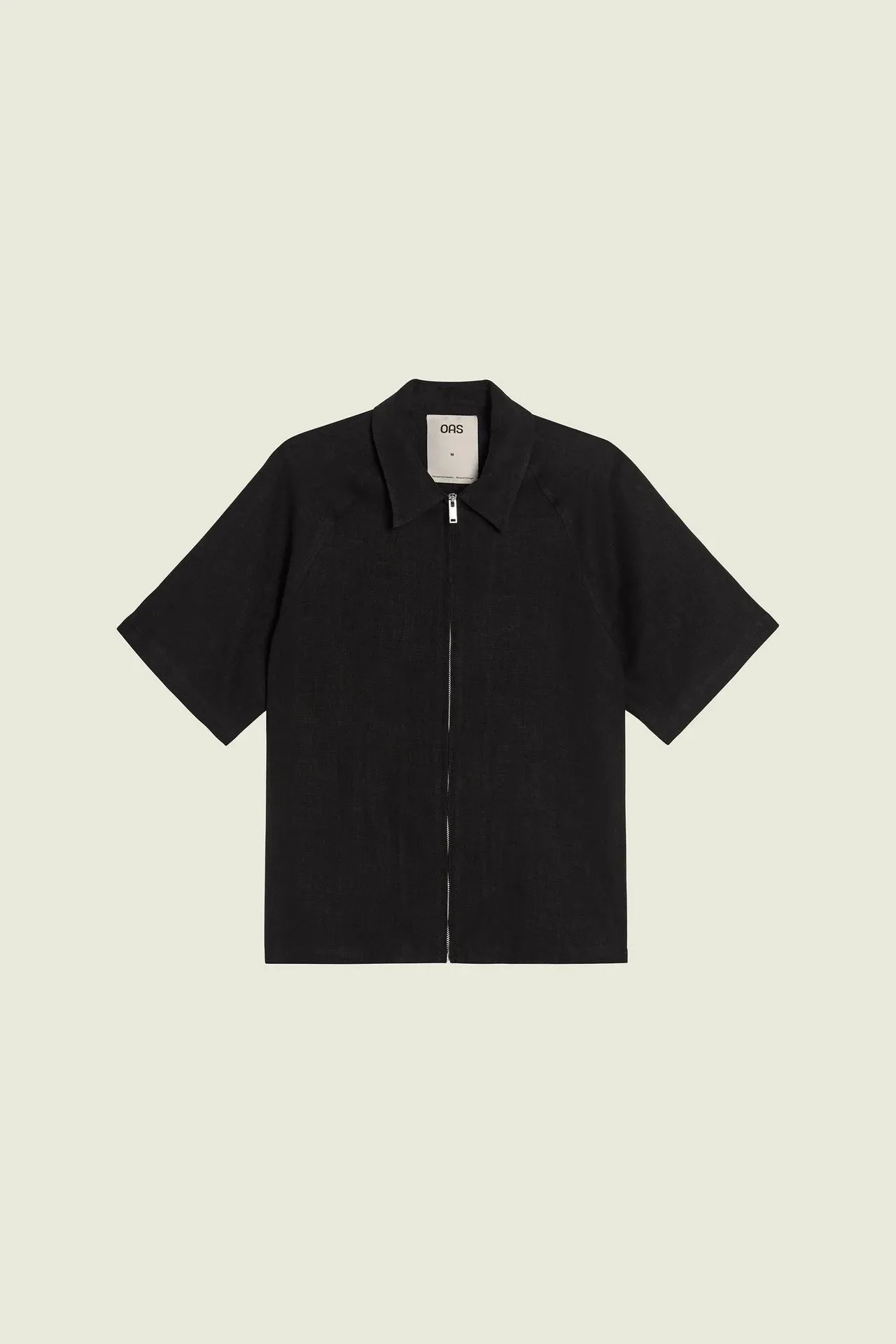 Zack Linen Shirt | Nero